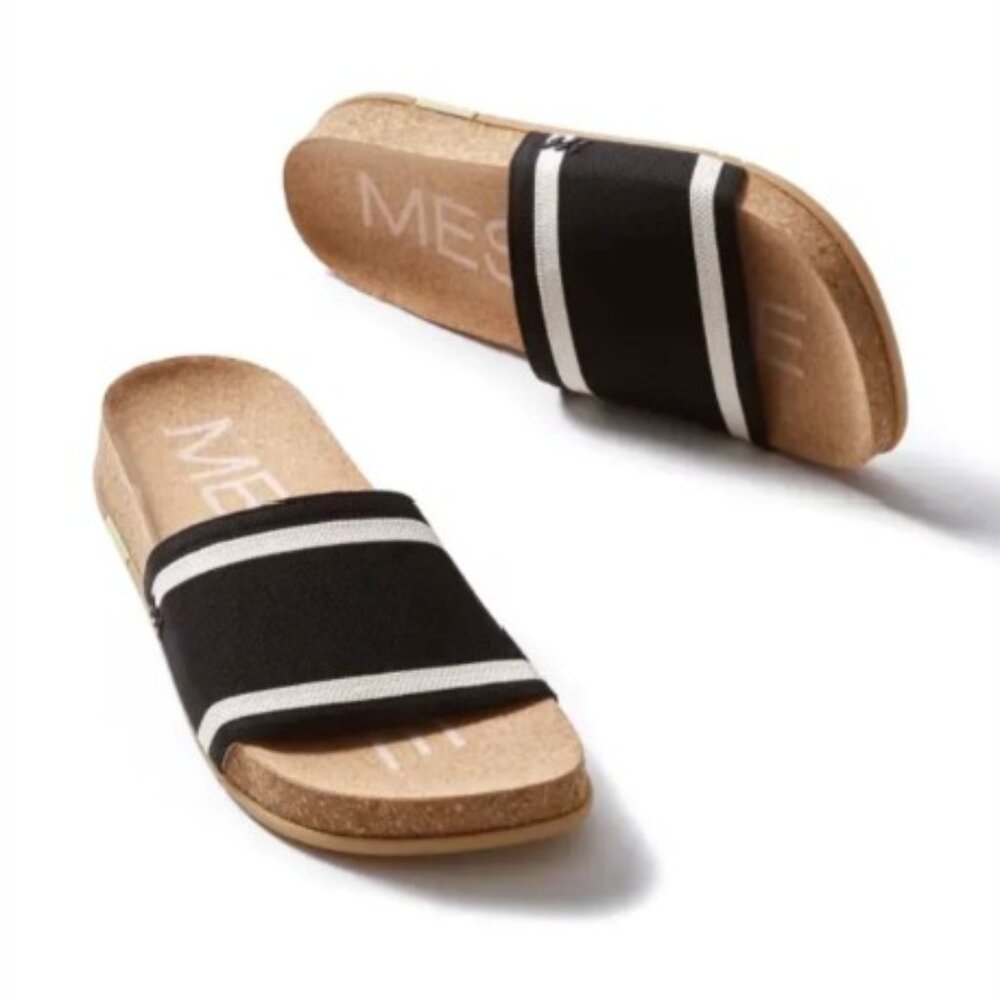 Message Frame Shaw Slides Sandals Size 38 US 8 - image 1